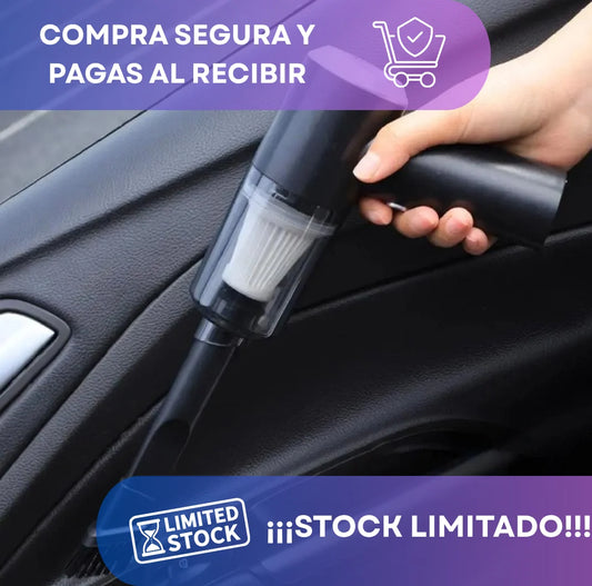 ASPIRADORA PORTATIL, INCLUYE 3 BOQUILLAS GRATIS, 2X1 POR TIEMPO LIMITADO!!!