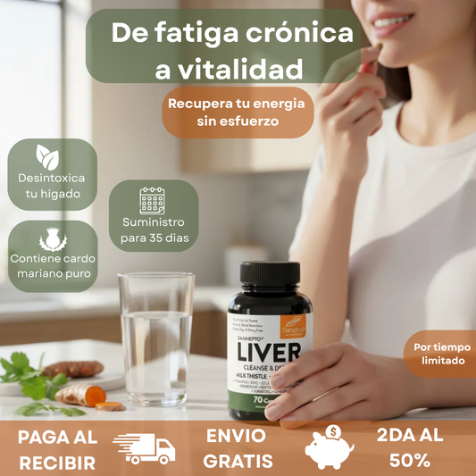 Desintoxicante de Hígado SANHEPTO LIVER 70 Capsulas