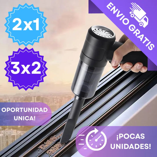 ASPIRADORA PORTATIL, INCLUYE 3 BOQUILLAS GRATIS, 2X1 POR TIEMPO LIMITADO!!!