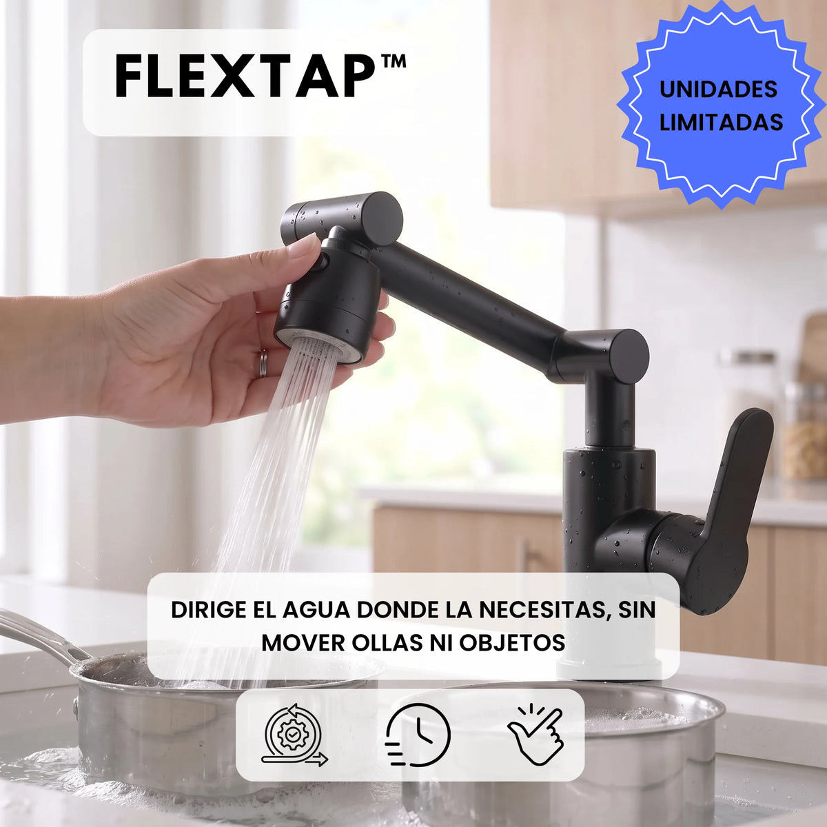 FlexTap™ Llave Monomando 360° Universal