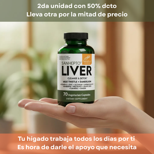 Desintoxicante de Hígado SANHEPTO LIVER 70 Capsulas