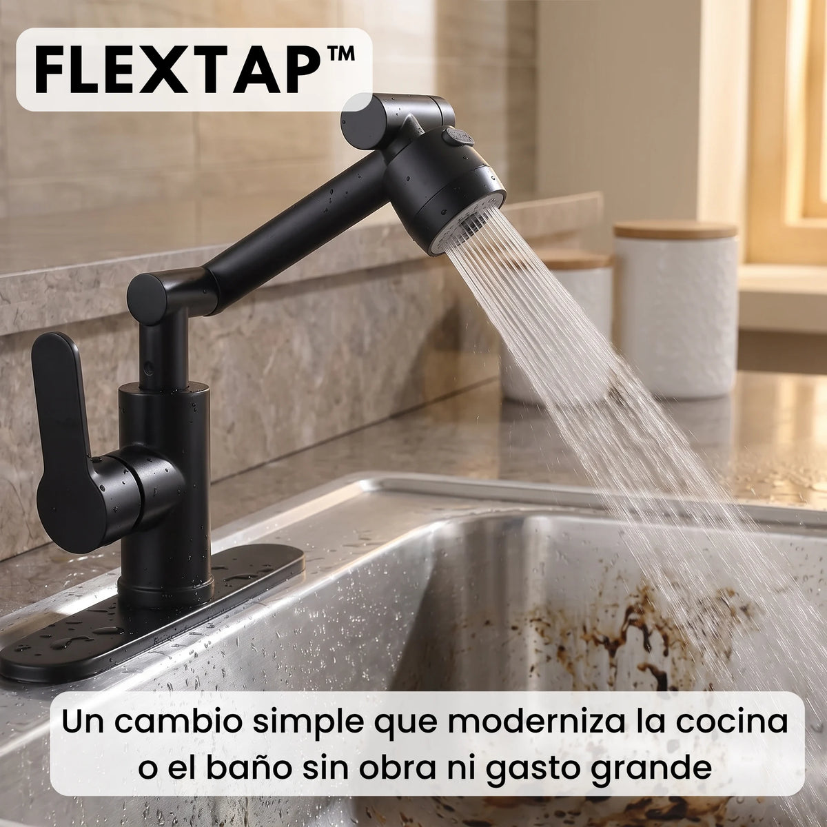 FlexTap™ Llave Monomando 360° Universal