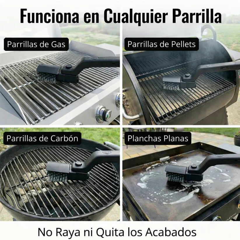 Cepillo Eléctrico para Parrilla + Accesorios Gratis