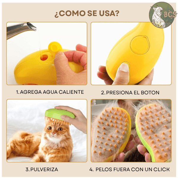 CEPILLO HUMIFICADOR PARA MASCOTAS