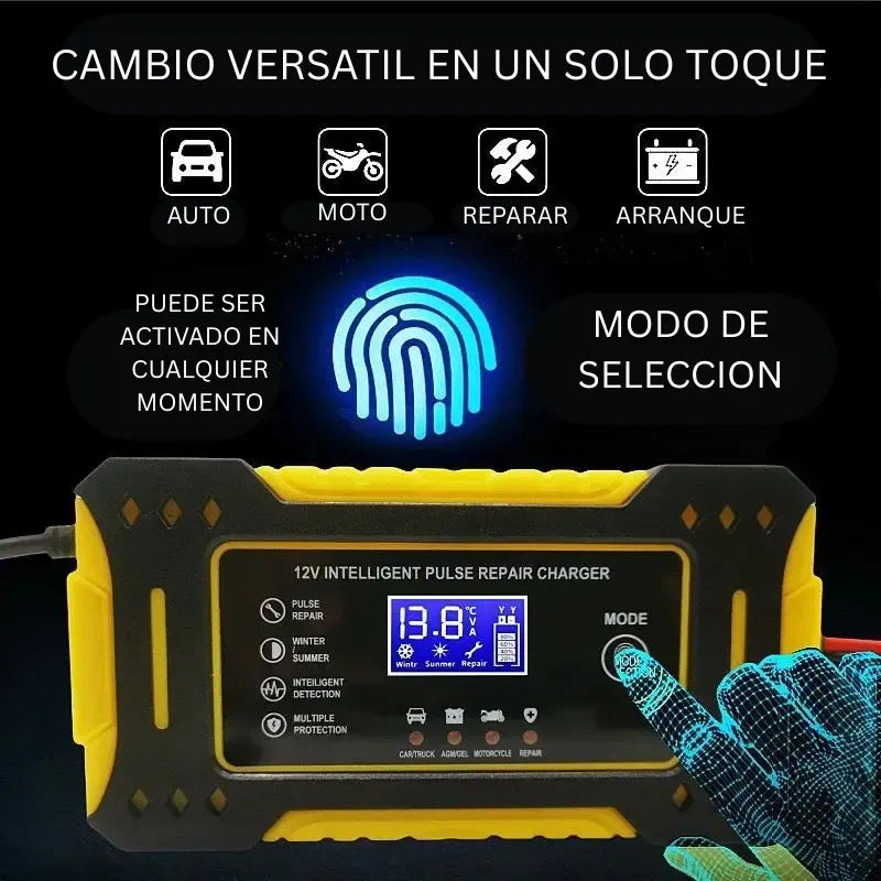 Cargador Reparador de Baterias Inteligente