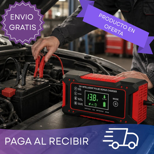 Cargador Reparador de Baterias Inteligente