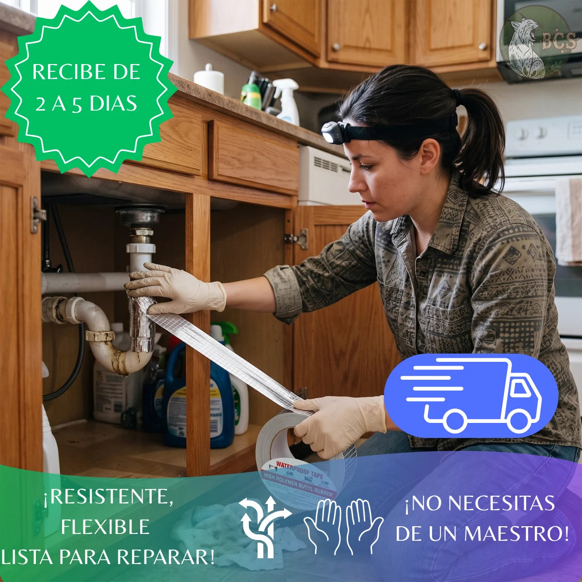 Cinta de Butilo Autoadhesiva 5 cm x 5m
